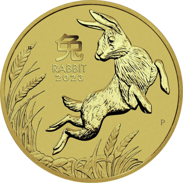 Australien Lunar III 2023 Jahr des Hasen 1 oz Gold