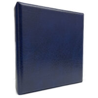 Münzalbum NUMMUS COLLECTIO - wattierter Ringbinder in Lederoptik - Grün