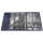Münzalbum NUMMUS COLLECTIO - wattierter Ringbinder in Lederoptik - Grün