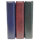 Münzalbum NUMMUS COLLECTIO - wattierter Ringbinder in Lederoptik - Blau