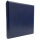 Münzalbum NUMMUS COLLECTIO - wattierter Ringbinder in Lederoptik - Blau