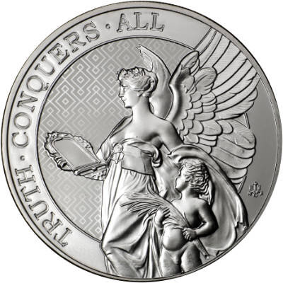 Saint Helena Truth Angel 2022 5 oz Silber