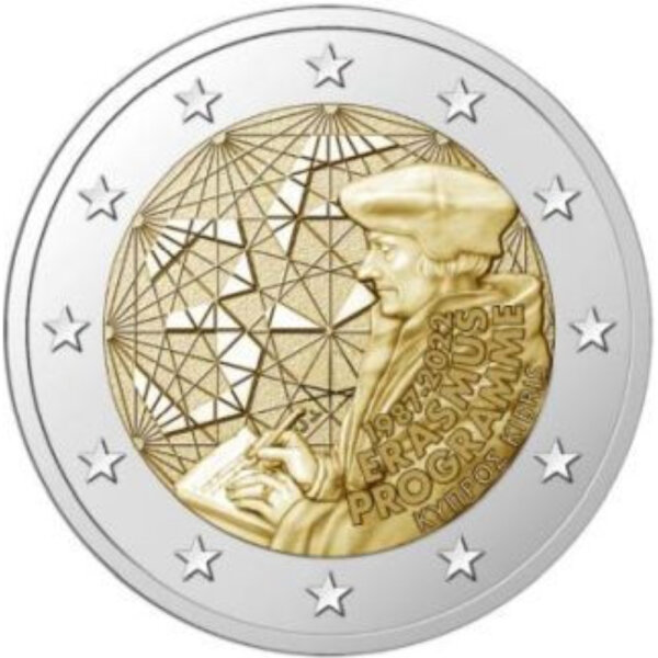 Zypern 2 Euro 2022 "35 Jahre Erasmus-Programm"