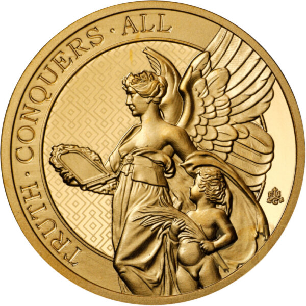 Saint Helena The Queens Virtues 2. Ausgabe Truth 2022 1 oz Gold