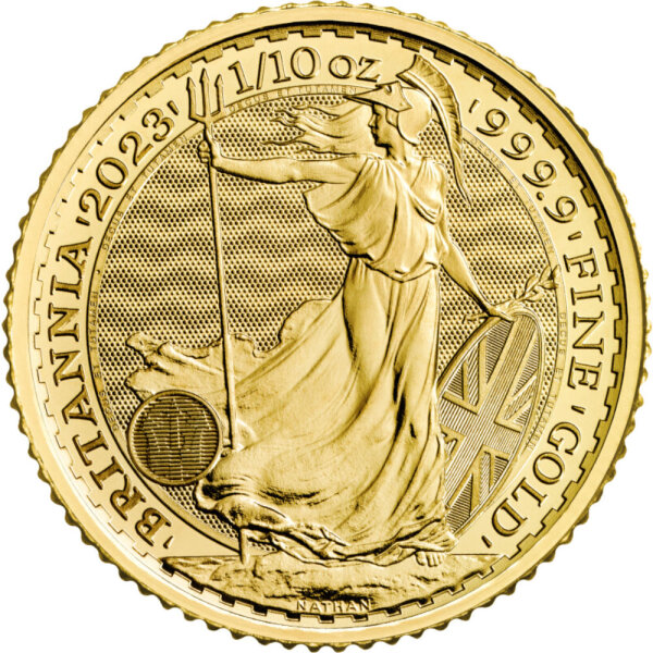 UK Britannia 2023 - Queen Elisabeth II. 1/10 oz Gold