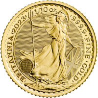 UK Britannia 2023 - Queen Elisabeth II. 1/10 oz Gold