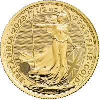 UK Britannia 2023 - Queen Elisabeth II. 1/2 oz Gold