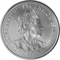 Ascension Island Modern Masters - Jody Clark St. George and the Dragon 2022 1 oz Silber
