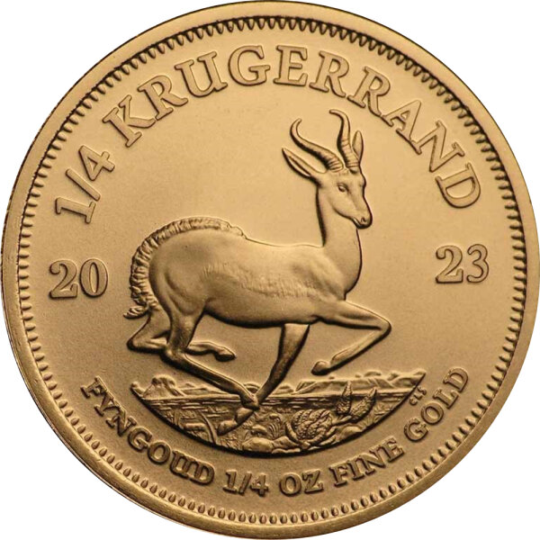 Südafrika Krügerrand 2023 1/4 oz Gold