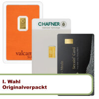 0,5 Gramm Goldbarren RESALE originalverpackt I. Wahl | LBMA