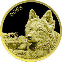 Fiji DOGS 2. Ausgabe 2023 1 oz Gold - Prooflike