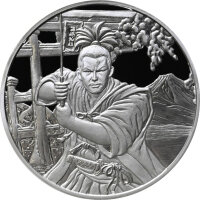 Fiji Ancient Warriors 1. Ausgabe Samurai 2022 1 oz Silber...