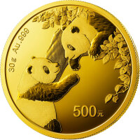 China Panda 2023 30 Gramm Gold - Original-Folie
