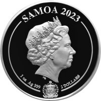 Samoa Golden Eagle 1. Ausgabe 2023 1 oz Silber | Prooflike