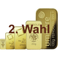 1 Gramm Goldbarren RESALE II. Wahl
