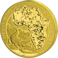 Ruanda African Ounce 2023 Nilkrokodil 1 oz Gold