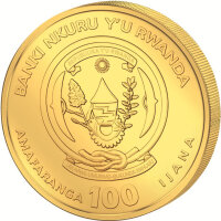 Ruanda African Ounce 2023 Nilkrokodil 1 oz Gold