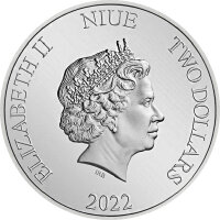 Niue Disney 2022 - Donald Duck "Christmas" - 1 oz Silber