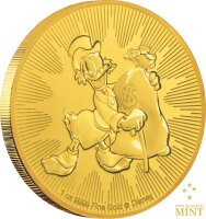 Niue Disney 2018 - Scrooge McDuck "Dagobert Duck" - 1 oz Gold