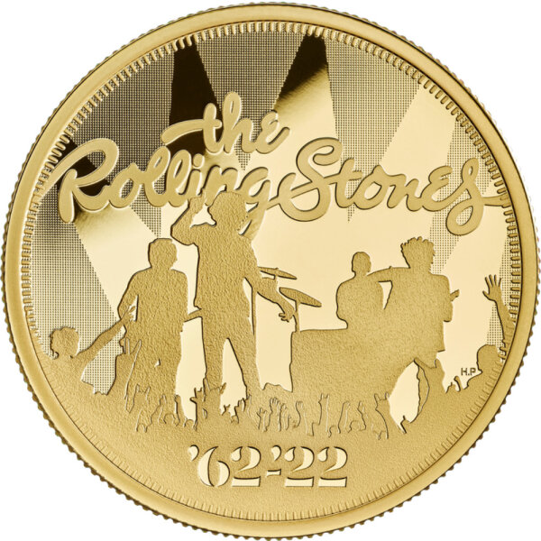 UK Music Legends 2022 5. Ausgabe The Rolling Stones 1 oz Gold