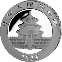 China Panda 2023 30 Gramm Silber - Day and Night