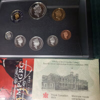 Kanada Kursmünzensatz 1998 "125 Jahre RCMP - GRC" - Polierte Platte
