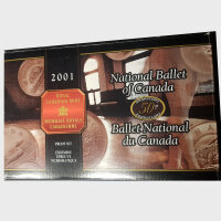 Kanada Kursmünzensatz 2001 "50 Jahre Nationales Ballet Kanada" - Polierte Platte