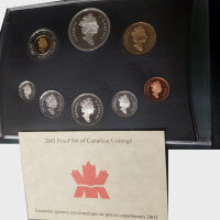 Kanada Kursmünzensatz 2003 "Ensemble Épreuve Numismatique" - Polierte Platte