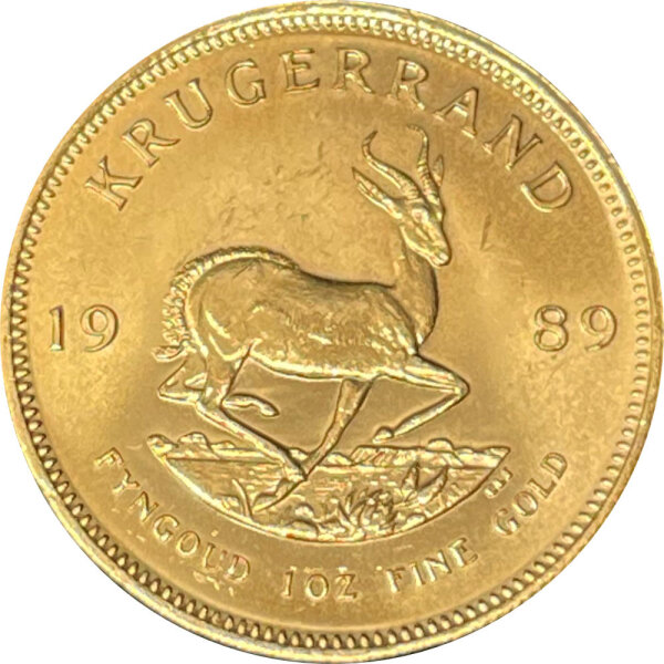 Südafrika Krügerrand 1989 1 oz Gold