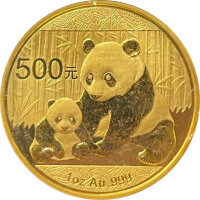 China Panda 2012 1 oz Gold - Originalfolie