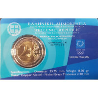 Griechenland 2 Euro 2004 "Olympiade in Athen" - Coincard