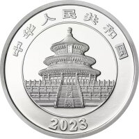 China Panda 2023 30 Gramm Platin | Polierte Platte