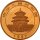China Panda 1997 1/10 oz Gold - Original-Folie