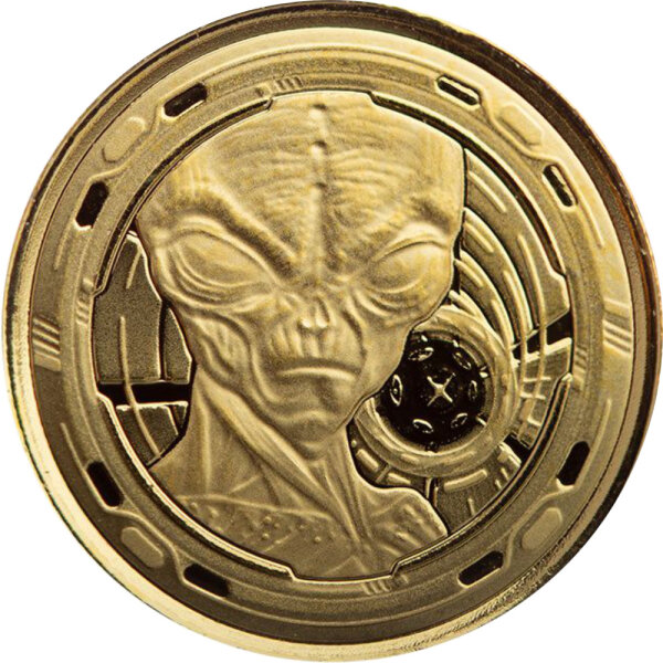 Ghana Alien 2022 1/10 oz Gold