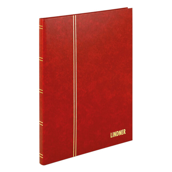 Einsteckalbum mit 16 weiße Seiten Rot