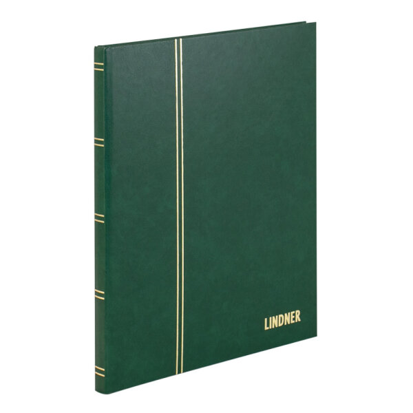 Einsteckalbum mit 16 weiße Seiten Grün