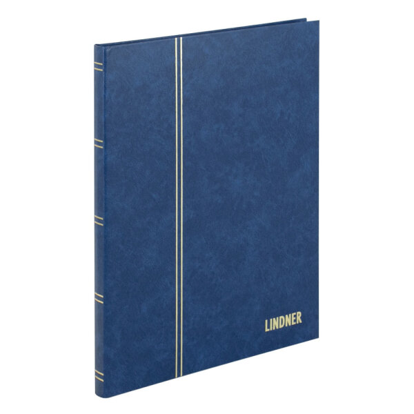 Einsteckalbum mit 16 weiße Seiten Blau