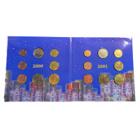 Belgien Euro Kursmünzensatz 1999-2000-2001 Intro Set