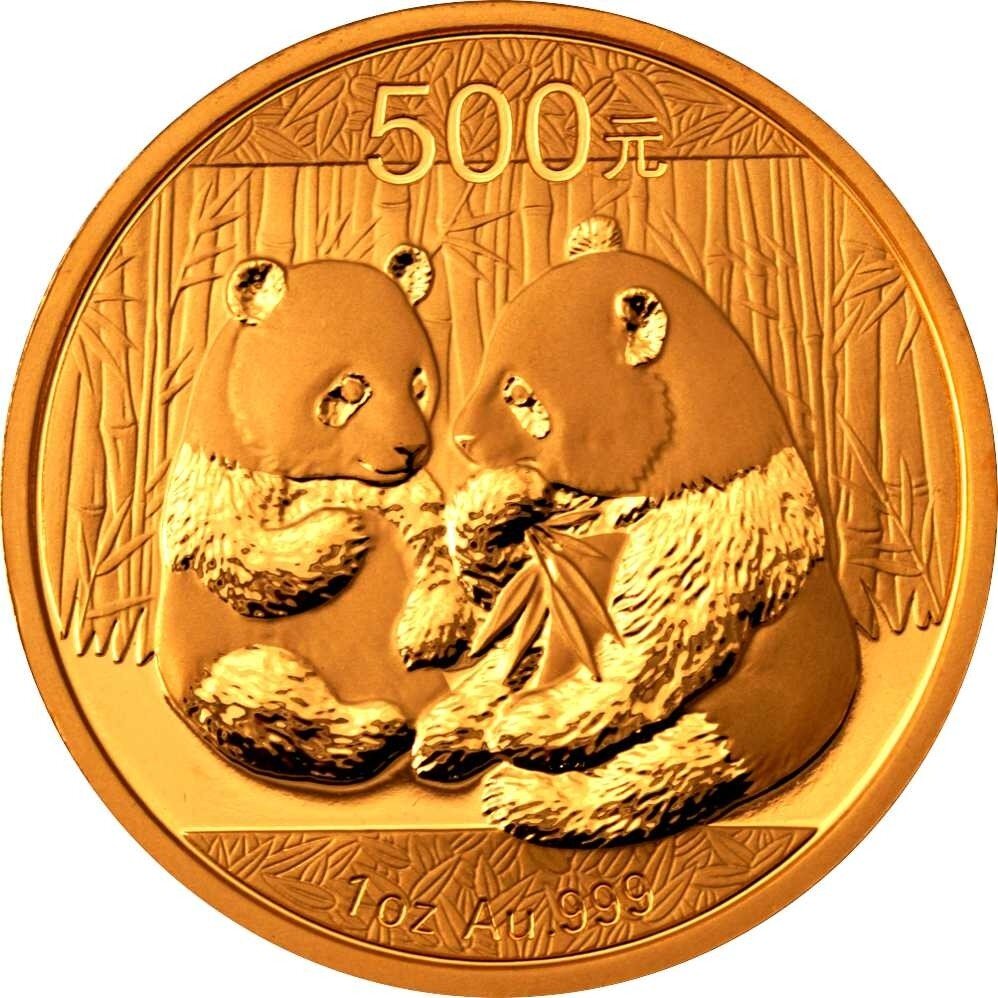China Panda 2009 1/4 oz Gold - Original-Folie