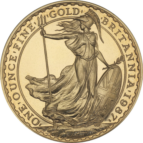 UK Britannia 1987 1 oz Gold