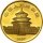 China Panda 1987 1 oz Gold - Original-Folie