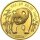 China Panda 1986 1 oz Gold - Original-Folie