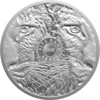 Südafrika Big Five II 4. Ausgabe Leopard 2023 1 oz Silber