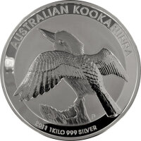 Australien Kookaburra 2011 1000 Gramm Silber