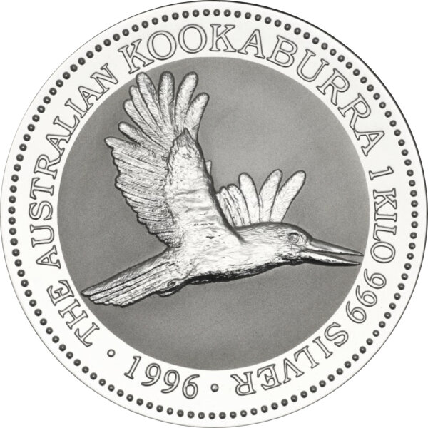 Australien Kookaburra 1996 1000 Gramm Silber