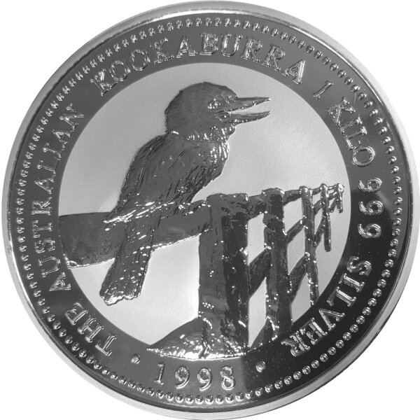 Australien Kookaburra 1998 1000 Gramm Silber