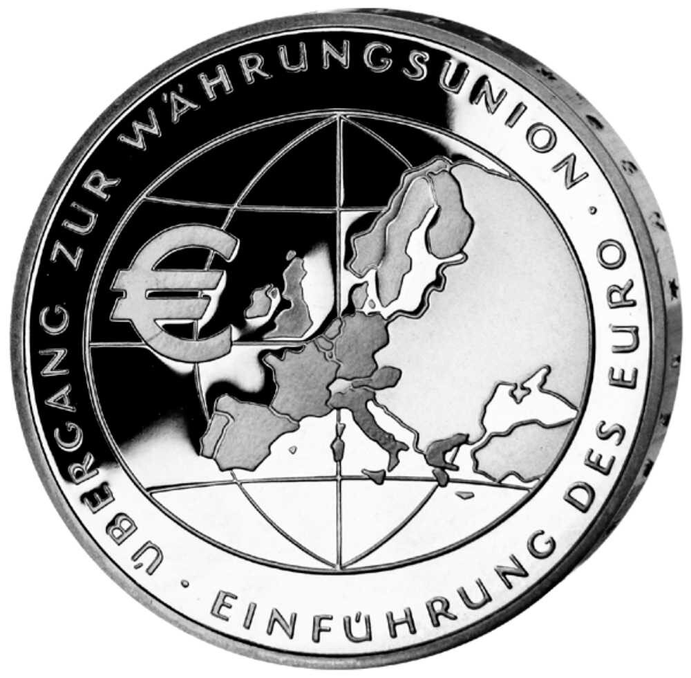Deutschland 10 Euro 2002 Einführung des Euro