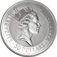 Australien Kookaburra 1995 1000 Gramm Silber