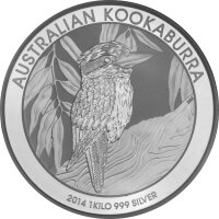 Australien Kookaburra 2014 1000 Gramm Silber