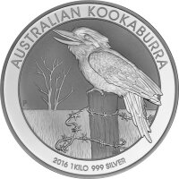 Australien Kookaburra 2016 1000 Gramm Silber